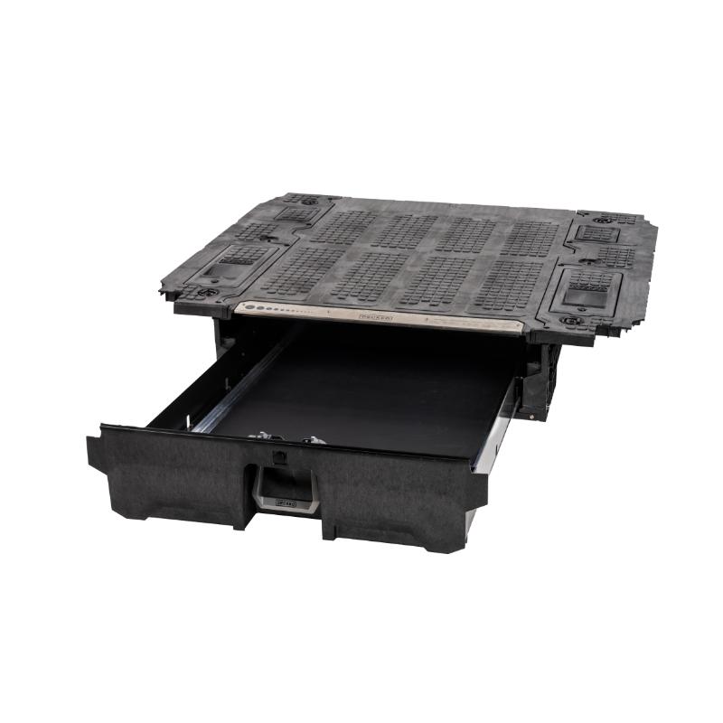 DECKED Truck Bed Drawer System for Toyota Trucks open empty drawer on white background