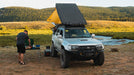 Sherpa Roof Rack 3rd Gen 4Runner with open rooftop tent