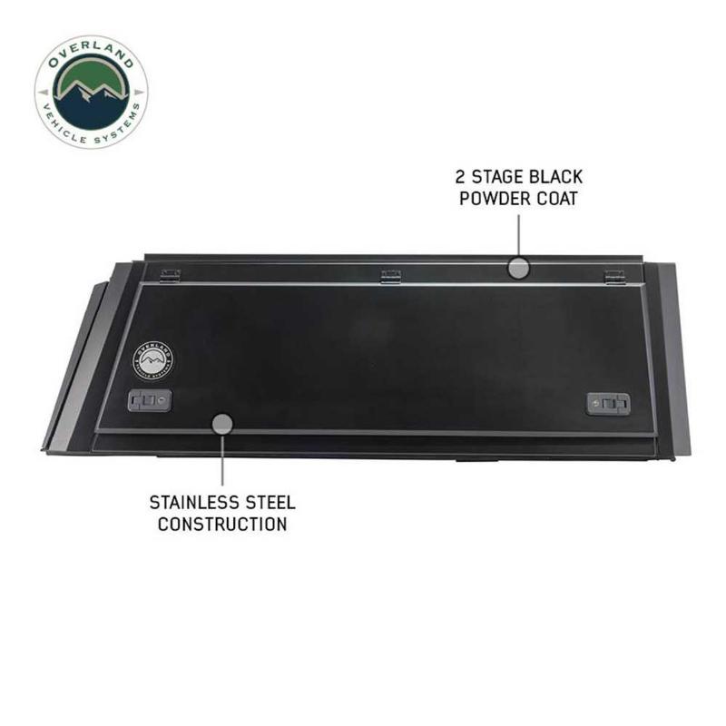 OVS Expedition Truck Cap 2 stage black powder coat