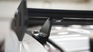 Toyota 100 Series Landcruiser Roof Rack Close up corner view of rack on vehicle showing attachment