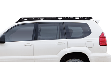 Lexus GX470 Roof Rack Side close view of rack on vehicle on white background