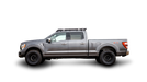 Ford F150 Roof Rack Side view of rack on vehicle on white background