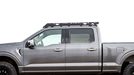 Ford F150 Roof Rack Side close view of rack on vehicle on white background