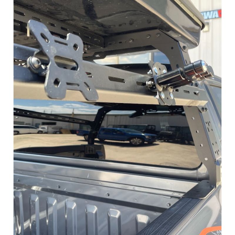 4CX Rotopax - Jerry Can Mount TUWA PRO®️ side view mounted