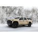 Chevy Colorado SHIPROCK Mid Rack System MIDRACK TUWA PRO®️ side view installed on vehicle on snowy road