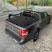 Ford Maverick SHIPROCK Mid Rack System MIDRACK TUWA PRO®️ rear corner view installed outdoors