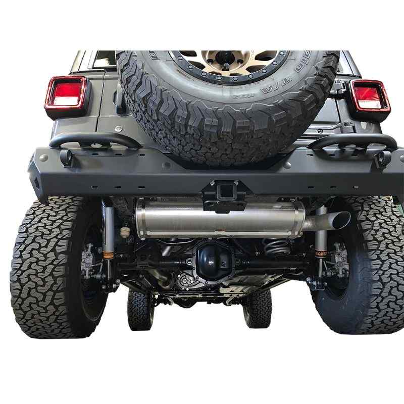Warrior Products Jeep JL / JLU MOD Series Rear Bumper with steps bottom view