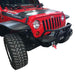 Warrior Products Jeep JK / JKU MOD Series Front Stubby Bumper with brush guard corner view
