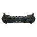 Warrior Products Jeep JK / JKU MOD Series Front Stubby Bumper with brush guard by itself not on vehicle top view
