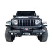 Warrior Products Jeep JL / JLU / JT MOD Series Mid-Width Bumper with brush guard front view