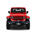 Warrior Products Jeep JL / JLU / JT MOD Series Mid-Width Bumper no brush guard on red jeep
