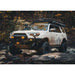 Backwoods Adventure Mods Hi-Lite Overland Front Bumper [No Bull Bar] for Toyota 4Runner (5th Gen) Corner view of bumper on vehicle in stream