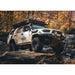 Backwoods Adventure Mods Hi-Lite Overland Front Bumper [No Bull Bar] for Toyota 4Runner (5th Gen) Corner view of bumper on vehicle traversing a stream