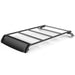 Badass Tents 2021-23 Ford Bronco 2 Door Roof Rack for Hardtop – NEW 2.0 ALL ALUMINUM. Top view of roof rack on white background