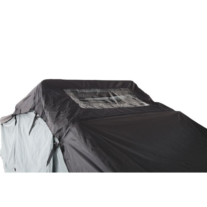 Body Armor 4X4 Sky Ridge Pike Soft Shell Rooftop Tent (2 Person. Top view of open tent showing skylight