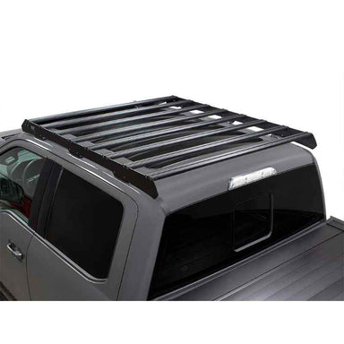 Front Runner Ford F-150 Super Crew (2018-2020) Slimsport Roof Rack Kit Top view of Roof rack on vehicle on white background