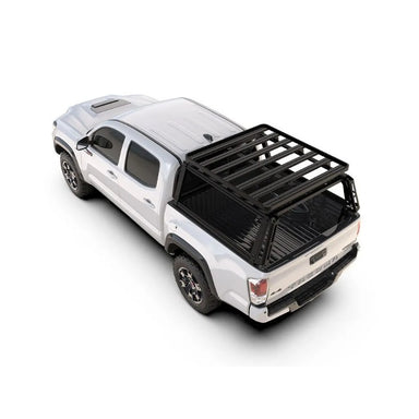 Front Runner Pro Bed Rack Kit for Toyota Tacoma Double Cab 5' (2005-2023) top view on truck on white background