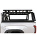 Front Runner Pro Bed Rack Kit for Toyota Tundra (3rd Gen) 4 Door Crew Max 5.5' (2022-Current) side view on truck on white background