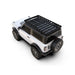 Front Runner Ford Bronco 2 Door (2022-Current) Slimline II Roof Rack Kit top angled view on bronco on white background