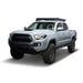 Front Runner Toyota Tacoma (2005-Current) Slimline II Roof Rack Kit, Front angled view of roof rack on vehicle on white background