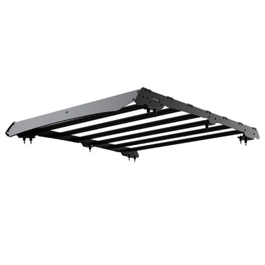 Front Runner Toyota Tacoma (2005-Current) Slimsport Roof Rack Kit. Bottom view of roof rack alone on white background