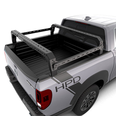 Honda Ridgeline SHIPROCK Mid Rack System MIDRACK TUWA PRO®️ top corner view installed on white background