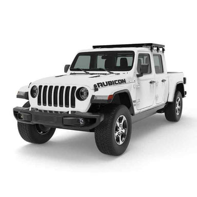 Front Runner Jeep Gladiator JT (2019-Current) Slimline II Roof Rack Kit Roof rack on vehicle on white background