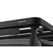 Front Runner Jeep Wrangler JK 4 Door (2007-2018) Extreme Slimline II Roof Rack Kit Close up of corner at eye level on vehicle