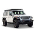 Front Runner Jeep Wrangler JL 4 Door (2018-Current) Extreme Slimline II Roof Rack Kit Roof rack on vehicle on white background