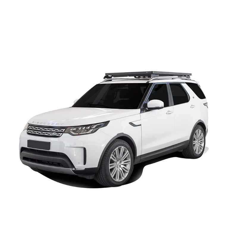 Front Runner Land Rover All-New Discovery 5 (2017-Current) Expedition Slimline II Roof Rack Kit Roof rack on vehicle on white background