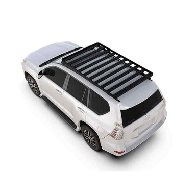 Front Runner Lexus GX460 Slimline II Roof Rack Kit Top view of Roof rack on vehicle on white background