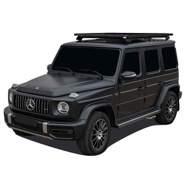 Front Runner Mercedes Benz G-Class (2018-Current) Slimline II Roof Rack Kit Roof rack on vehicle on white background