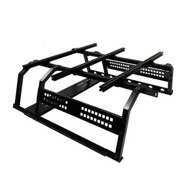 Overland Vehicle Systems Discovery Rack - Mid Size Truck Short Bed Application top angled view on white background