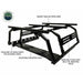 Overland Vehicle Systems Discovery Rack - Mid Size Truck Short Bed Application top angled view on white background highlighting features