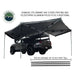 Overland Vehicle Systems Nomadic Awning 270 Awning & Wall 1, 2, & 3, Mounting Brackets - Driverside underside view assembled