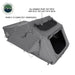 Overland Vehicle Systems Nomadic 2 Extended Roof Top Tent Top view of skylight and mesh