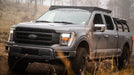 Ford F150 Roof Rack Front corner view of rack on vehicle outside