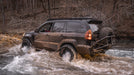 Lexus GX470 Roof Rack Side view of rack on vehicle riding through water