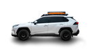 Toyota Rav4 Roof rack  Side view of rack on vehicle on white background