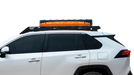 Toyota Rav4 Roof Rack Side close view of rack on vehicle on white background