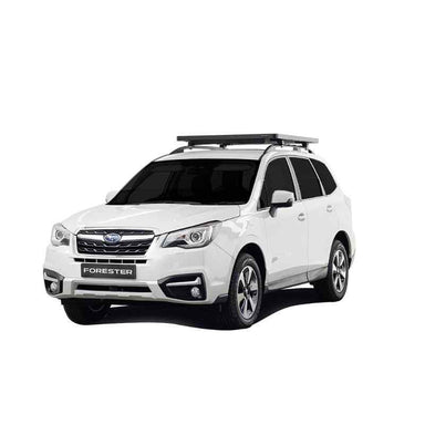 Front Runner Subaru Forester (2013-Current) Slimline II Roof Rail Rack Kit Roof rack on vehicle on white background