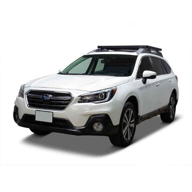 Front Runner Subaru Outback (2015-2019) Slimline II Roof Rail Rack Kit Roof rack on vehicle on white background