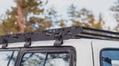 80 Series Landcruiser Roof Rack Close up corner view of rack on vehicle outside