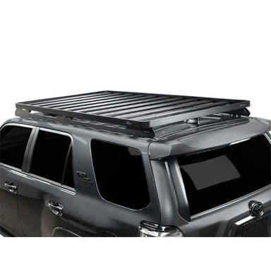 Front Runner Toyota 4Runner (5th Gen) Slimline II Roof Rack Kit Top view of Roof rack on vehicle on white background