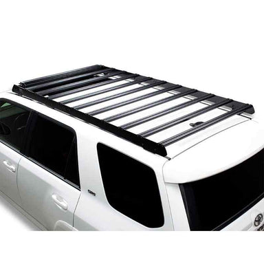 Front Runner Toyota 4Runner (5th Gen) (2010-Current) Slimsport Roof Rack Kit / Lightbar ready Top view of Roof rack on vehicle on white background