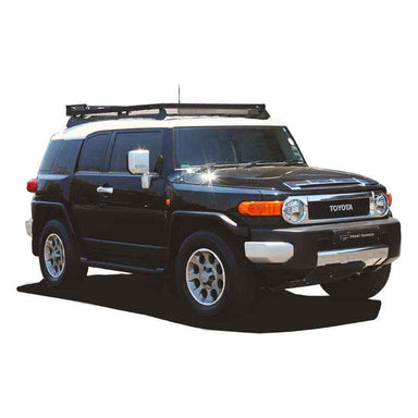 Front Runner Toyota FJ Cruiser Slimline II Roof Rack Kit Roof rack on vehicle on white background
