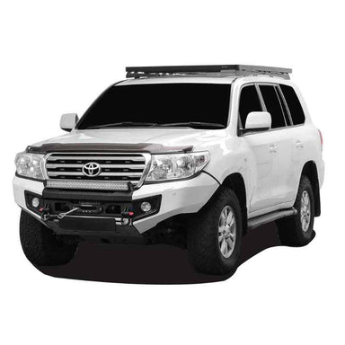 Front Runner Toyota Land Cruiser 200/Lexus LX570 Slimline II Roof Rack Kit / Low Profile Roof rack on vehicle on white background