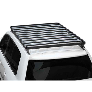 Front Runner Toyota Land Cruiser 200/Lexus LX570 Slimline II Roof Rack Kit / Low Profile Top view of Roof rack on vehicle on white background