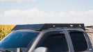 1st Gen Toyota Tundra Roof Rack Close up corner view of rack on vehicle outside