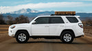 The Needle (2010-2023 4Runner Half Roof Rack) Side view of rack on vehicle outside